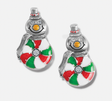 Peppermint Frost Post Earrings