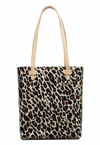 Mona Brown Leopard Everyday Tote