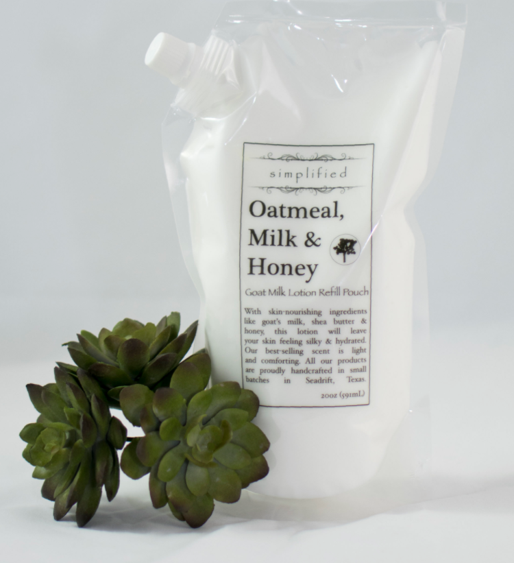 Simplified Goat Milk Lotion refill 20 oz.