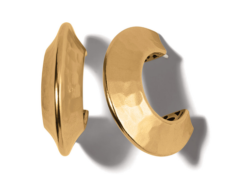 Mystic Moon Hoop Earrings  ( Gold ) JA9319*