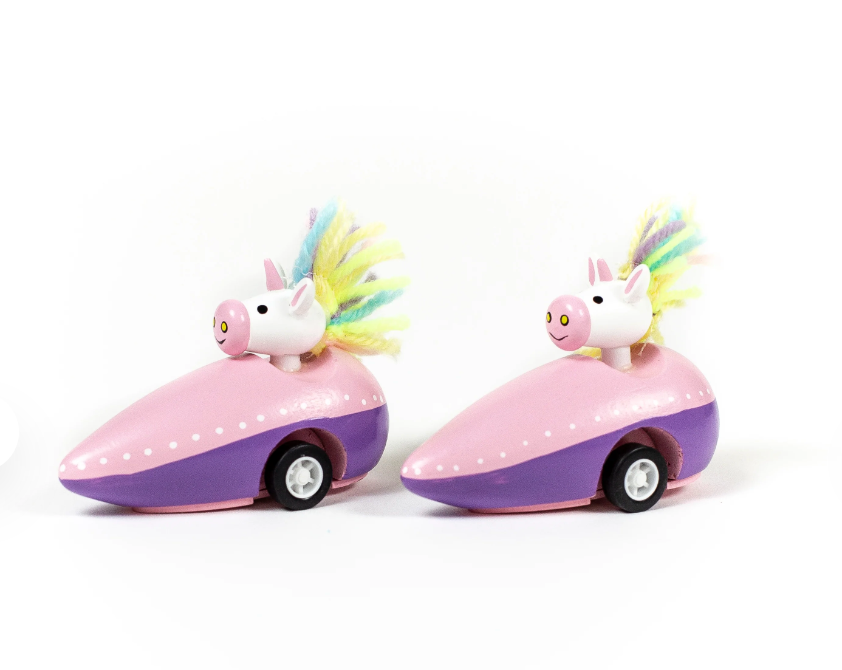 Pull Back Unicorn Racer Toy