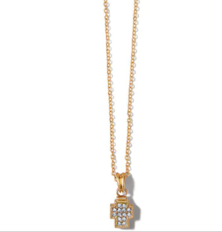 Meridian Zenith Cross Necklace ( Gold ) JM7373*