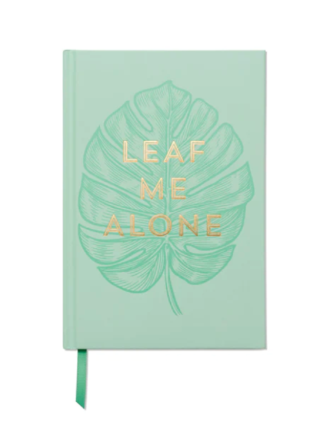Vintage Sass Journal - ( "Leaf Me Alone" )