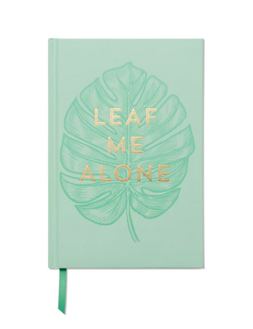 Vintage Sass Journal -  ( "Leaf Me Alone" )