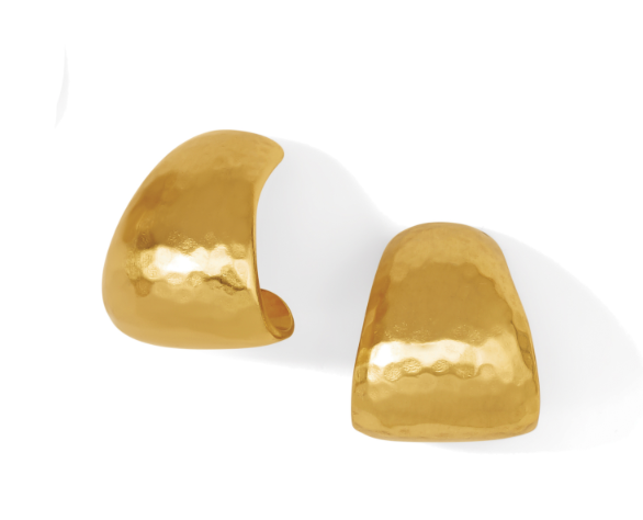 Apollo Gold Hoop Brighton Earrings JE5311*