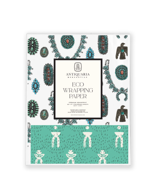 Eco Gift Wrap, Pack of 3 sheets ( Assorted Patterns )