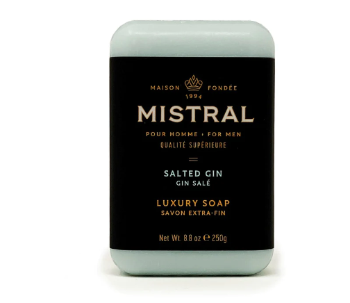 Salted Gin Luxury Bar Soap 8.8oz.