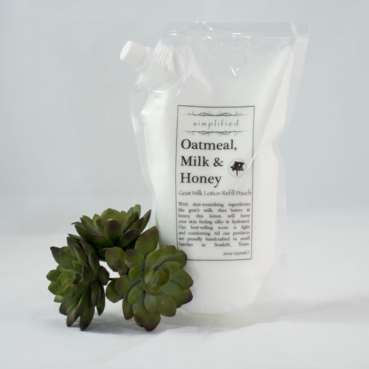 Simplified Goat Milk Lotion refill 20 oz.