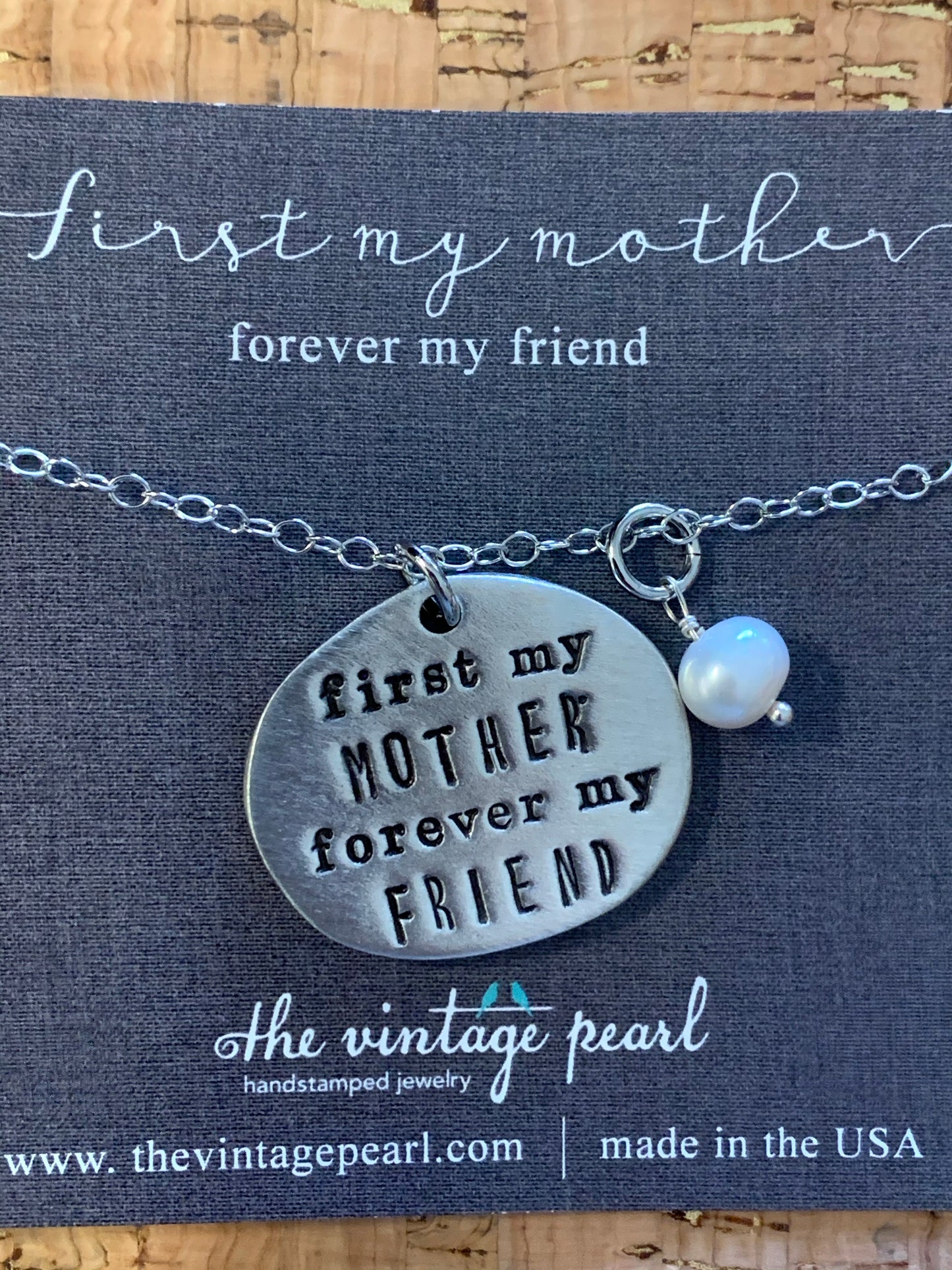 First my Mother forever my Friend*