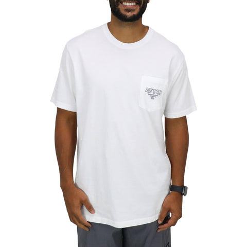 Aftco Sunset SS Tee White