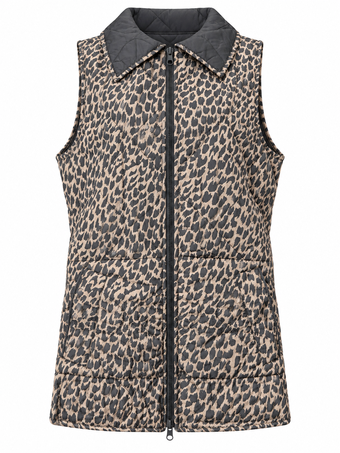 Habitat Reversible Print Quilted Puffer Vest