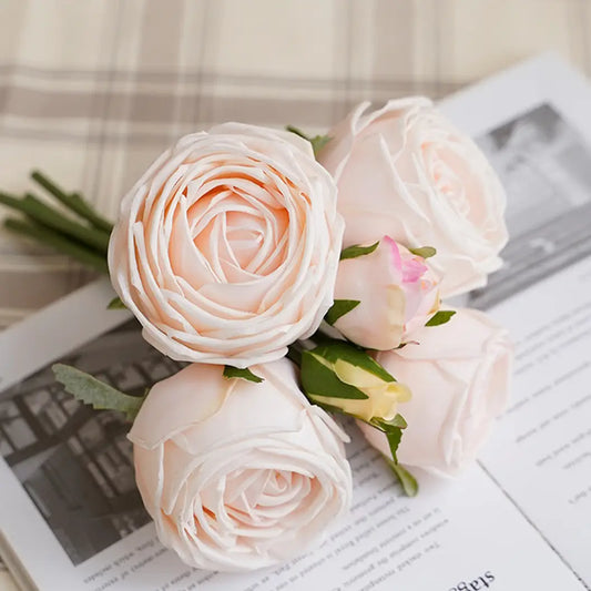 6-stem Bundle-Real Touch Rose Bouquet