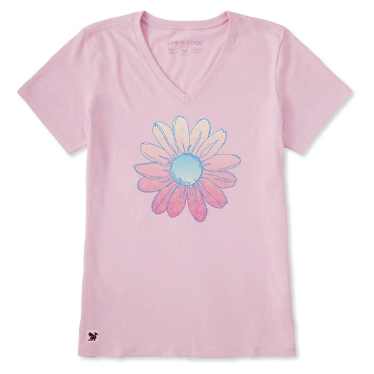 Radiant Gradient Daisy Tee