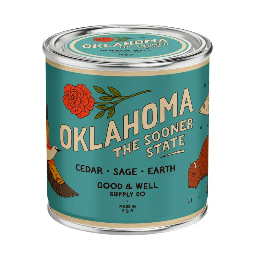 Oklahoma State Soy Candle 8oz.