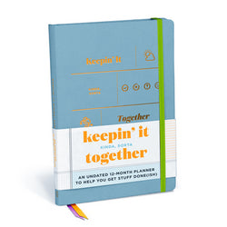 Undated Planner and Weekly Agenda Notebook ( Assorted )