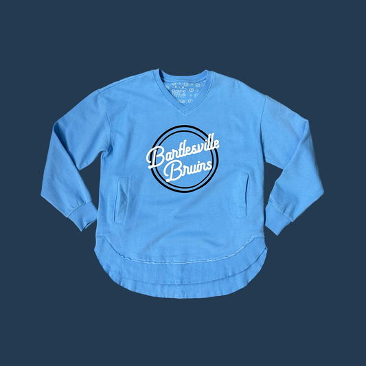 Bruin Retro Circle VNeck Sweat Shirt