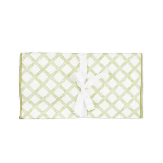 Watercolor Trellis Runner  13" x 60"