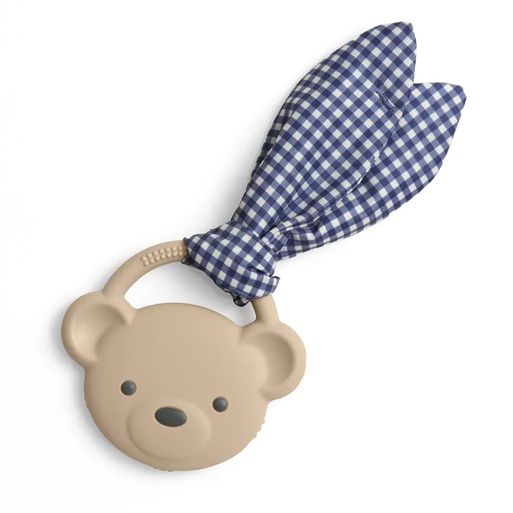 Crinkle Crew™ Silicone Teether with Crinkle Fabric