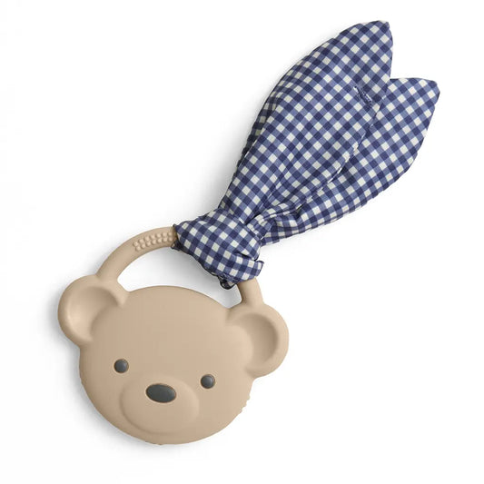 Crinkle Crew™ Silicone Teether with Crinkle Fabric