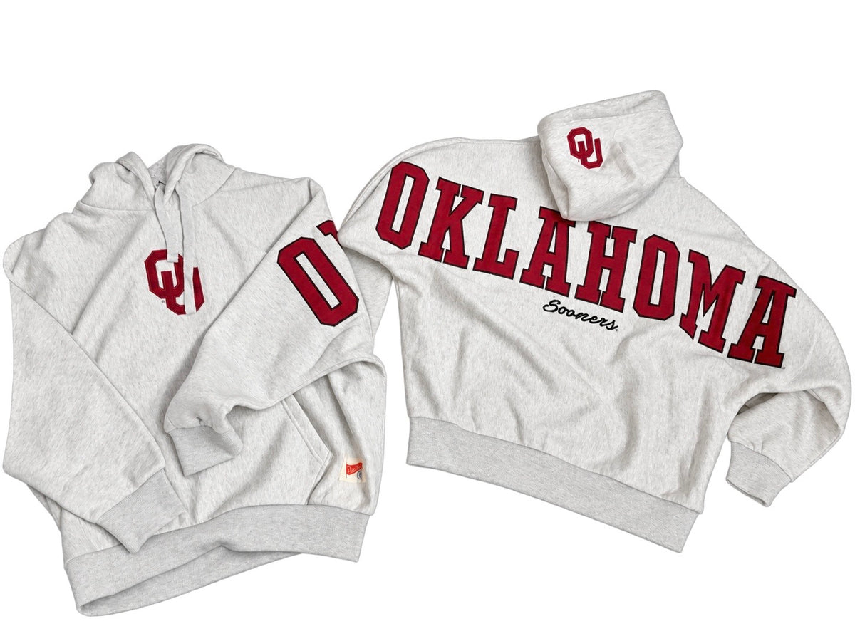 Oklahoma OU Belvedere Oversized Hooded Fleece
