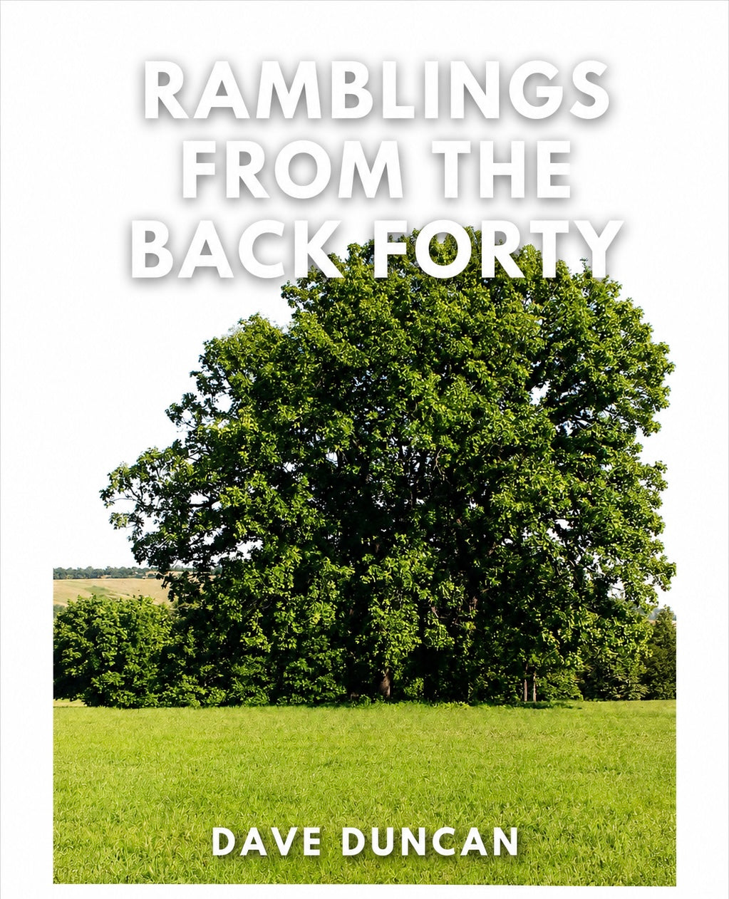 Ramblings From The Back Forty Local Author Dave Duncan