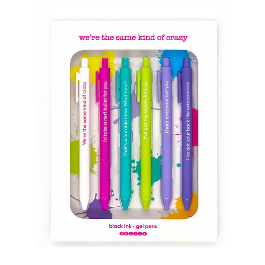 Same Kind of Crazy - Quotable Gel Pen Set