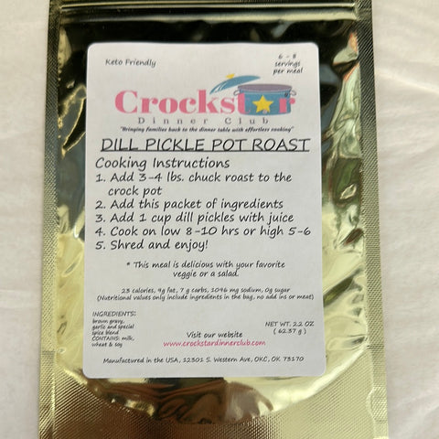 Crockstar Dill Pickle Pot Roast