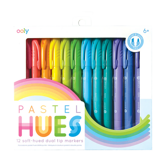 12 Pastel Dual Markers