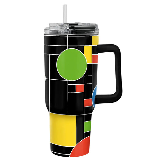 Frank Lloyd Wright "Coonley Playhouse" Tumbler 30oz.