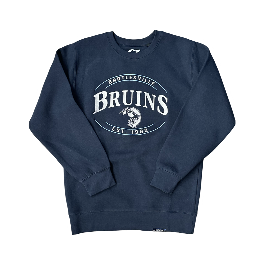 Bartlesville Bruin Logo Crewneck Sweatshirt