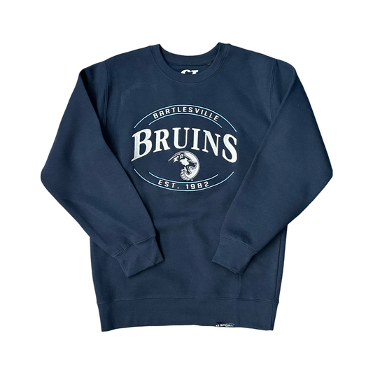 Bartlesville Bruin Logo Crewneck Sweatshirt