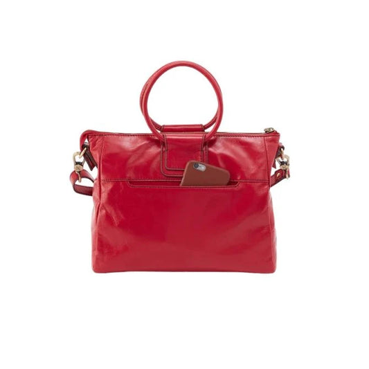 Sheila Medium Satchel ( True Red )