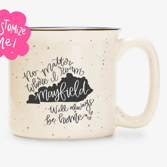 Where I Roam Bartlesville  Camper Mug 13 oz.