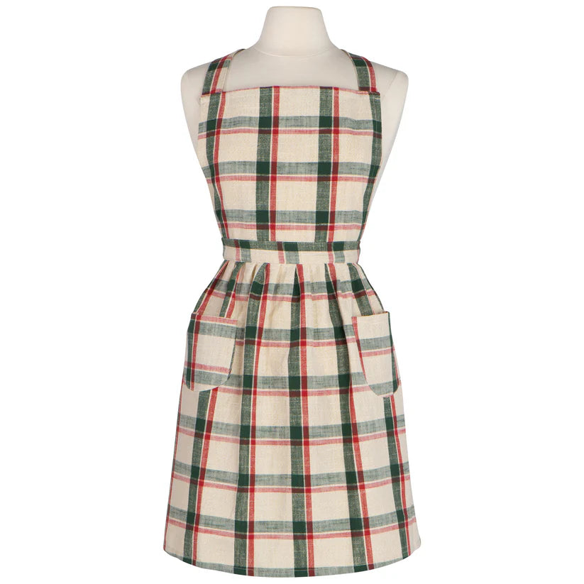 C-26 Noel Plaid Classic Christmas Apron