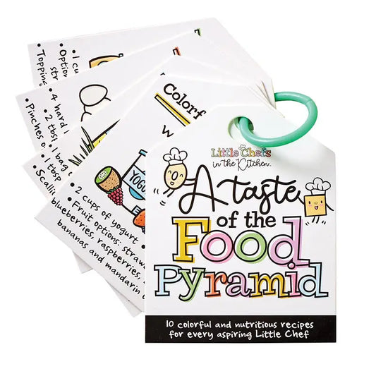 Little Chefs in the Kitchen Pyramid Recipe Cards