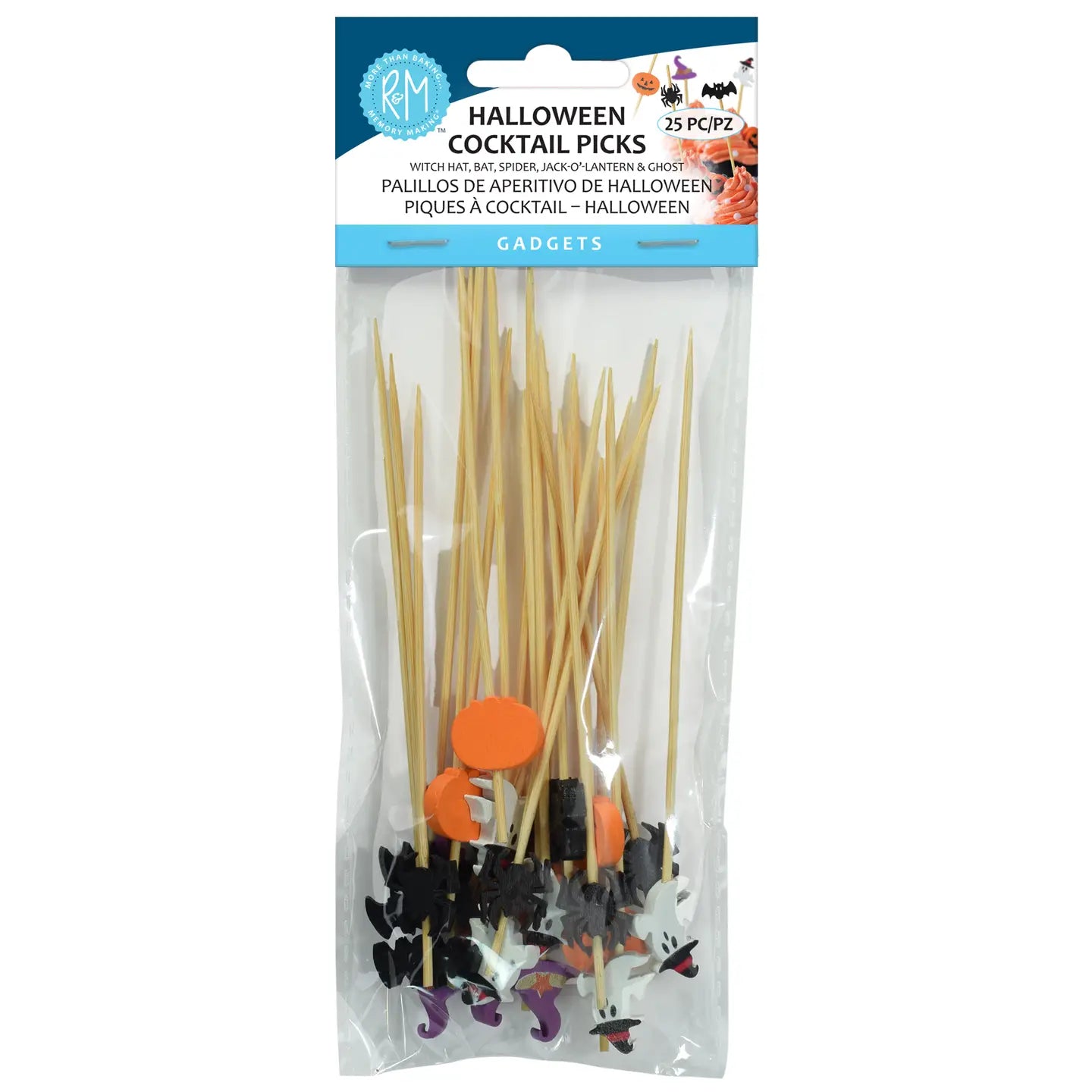 H-26 Halloween Cocktail Picks Pk of 25