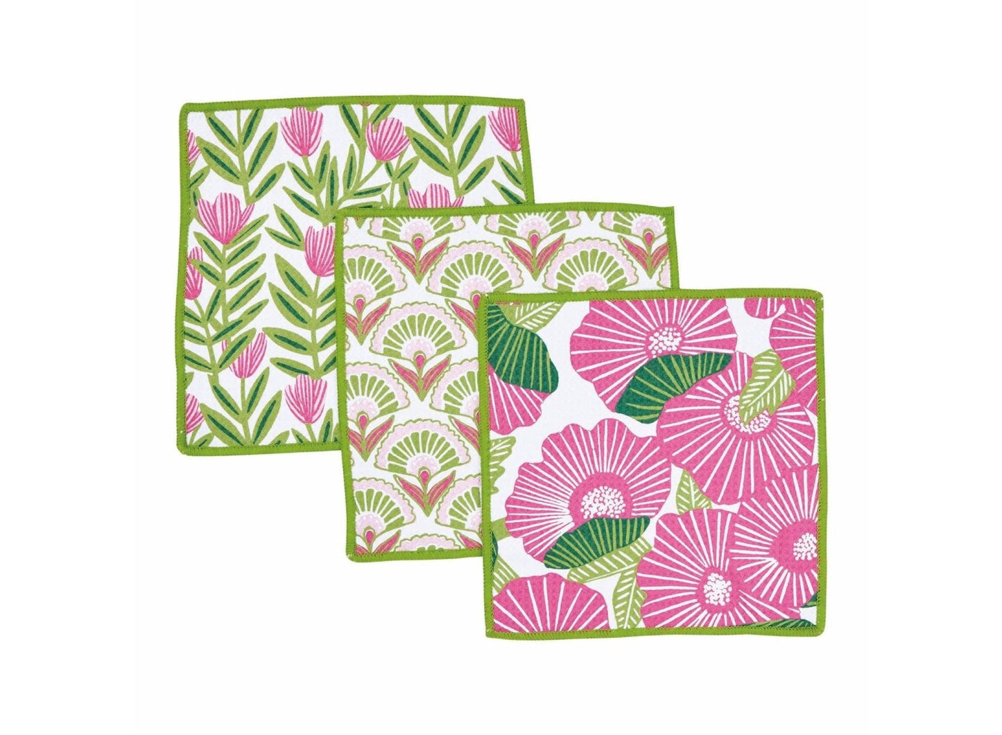 Eco Dish Cloth (Set of 3)  10" x 10"  ( Assorted )