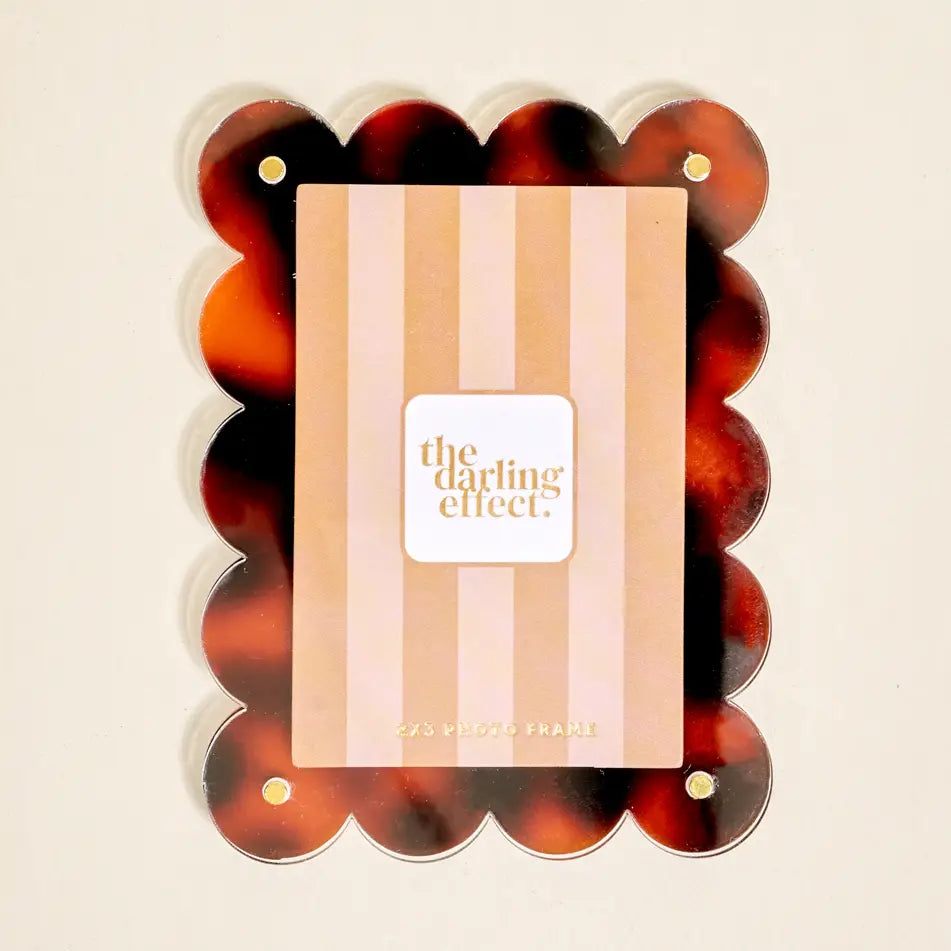 Mini Acrylic Picture Frame Magnet–Tortoise
