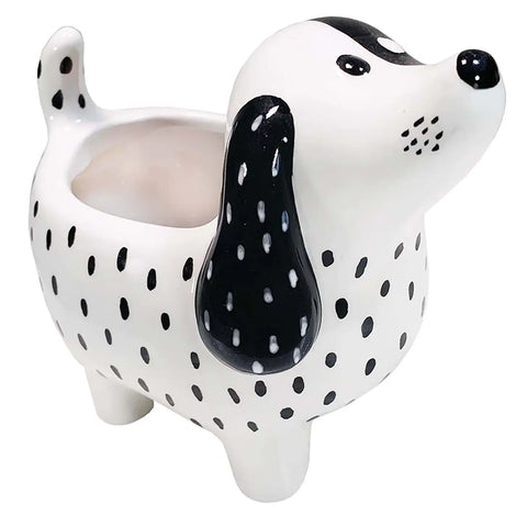 Spotted Dog Planter NOT SHIPPABLE
