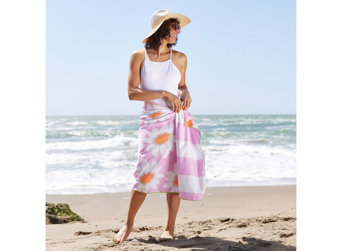 Reversible Eco Beach Towel  ( Assorted )
