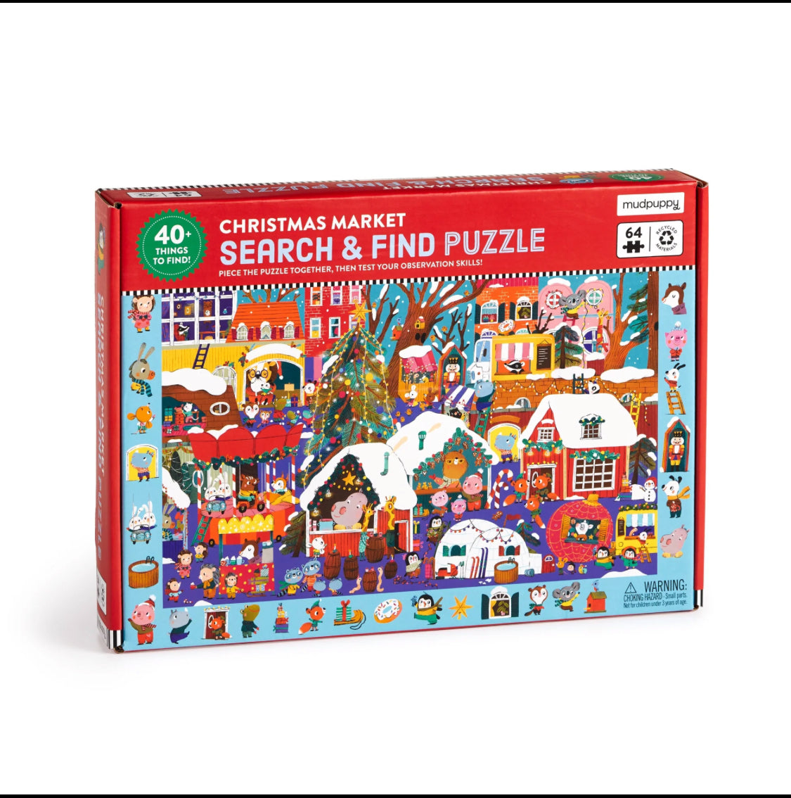 64 Piece Christmas Search and Find