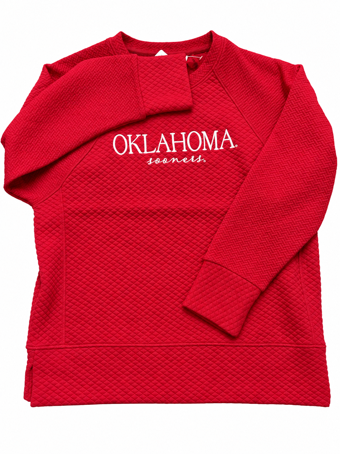 Oklahoma Champagne Nora Raglan Mini Quilted Fleece