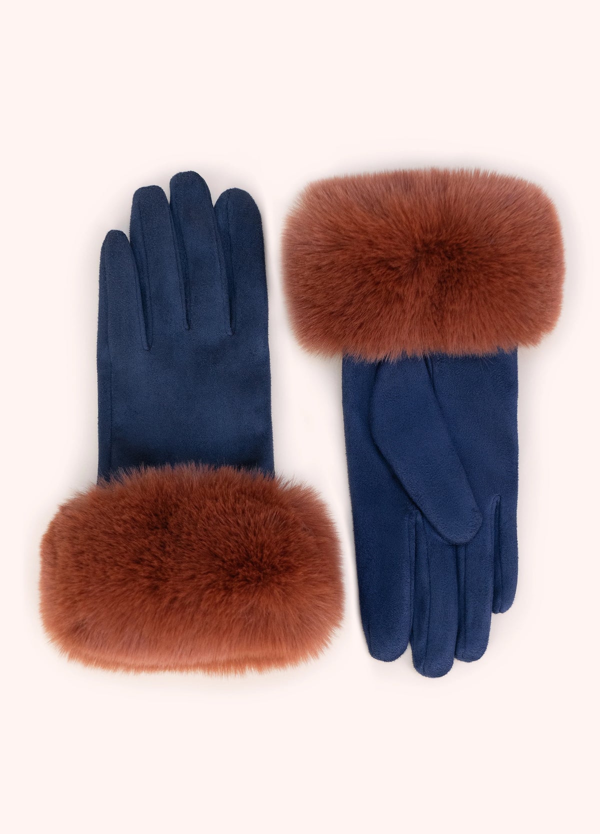 Bettina Faux Suede/Fur Gloves ( Assorted )