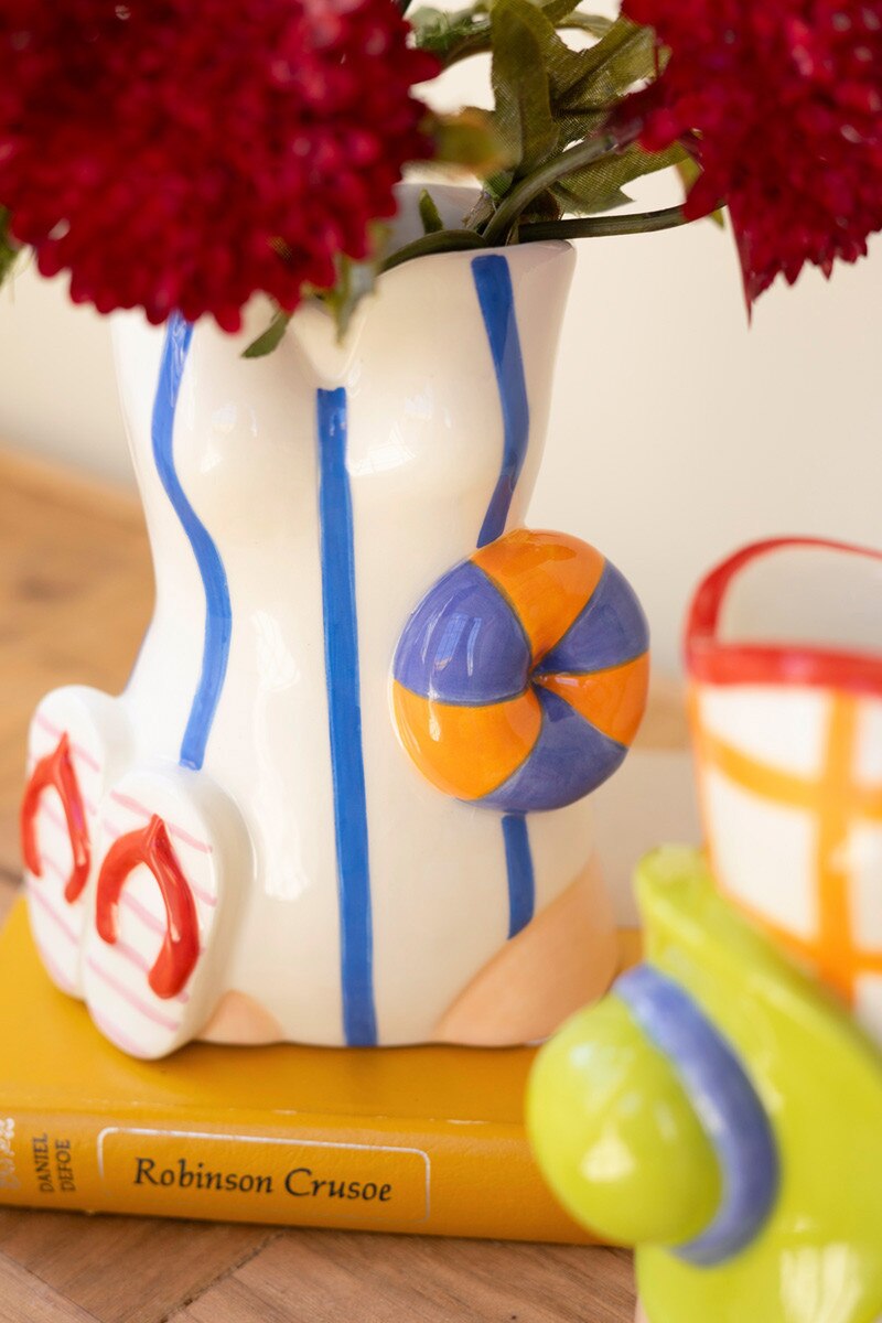 Ceramic Swimsuit Vase