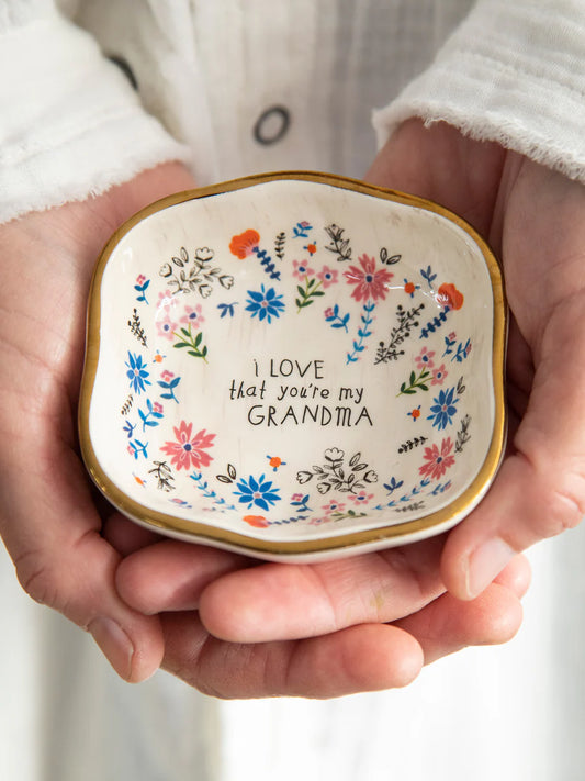 Antiqued Trinket Bowl