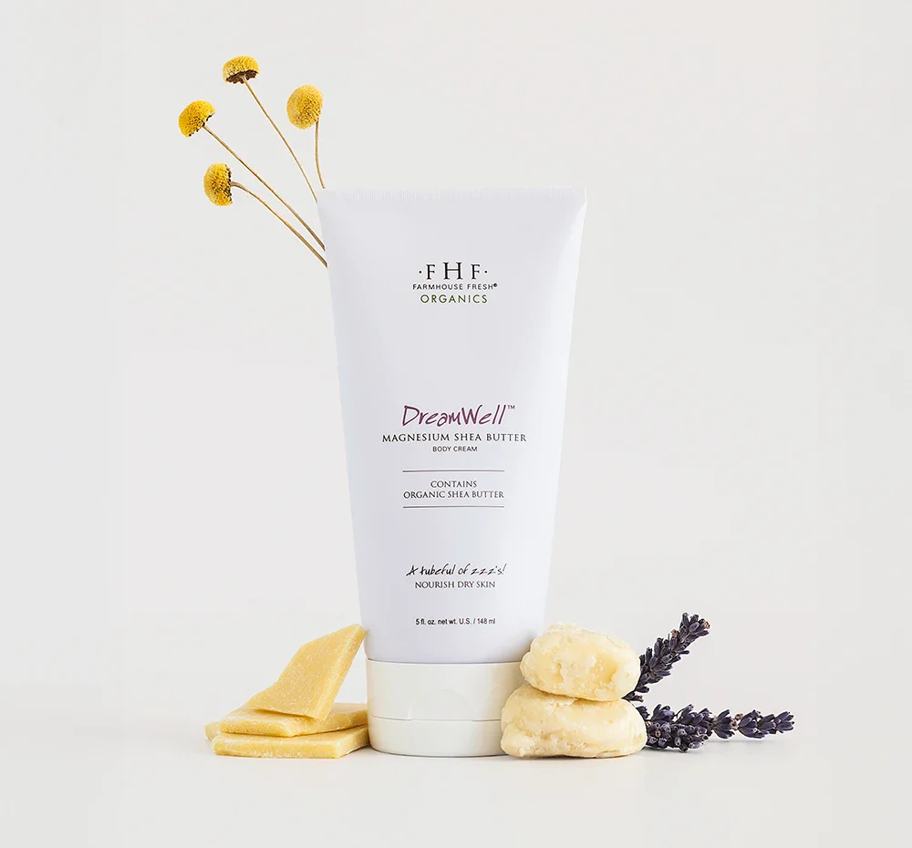 DreamWell™ Magnesium Organic Shea Butter Body Cream 5oz.