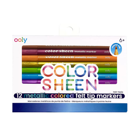 12 Mettalic Markers