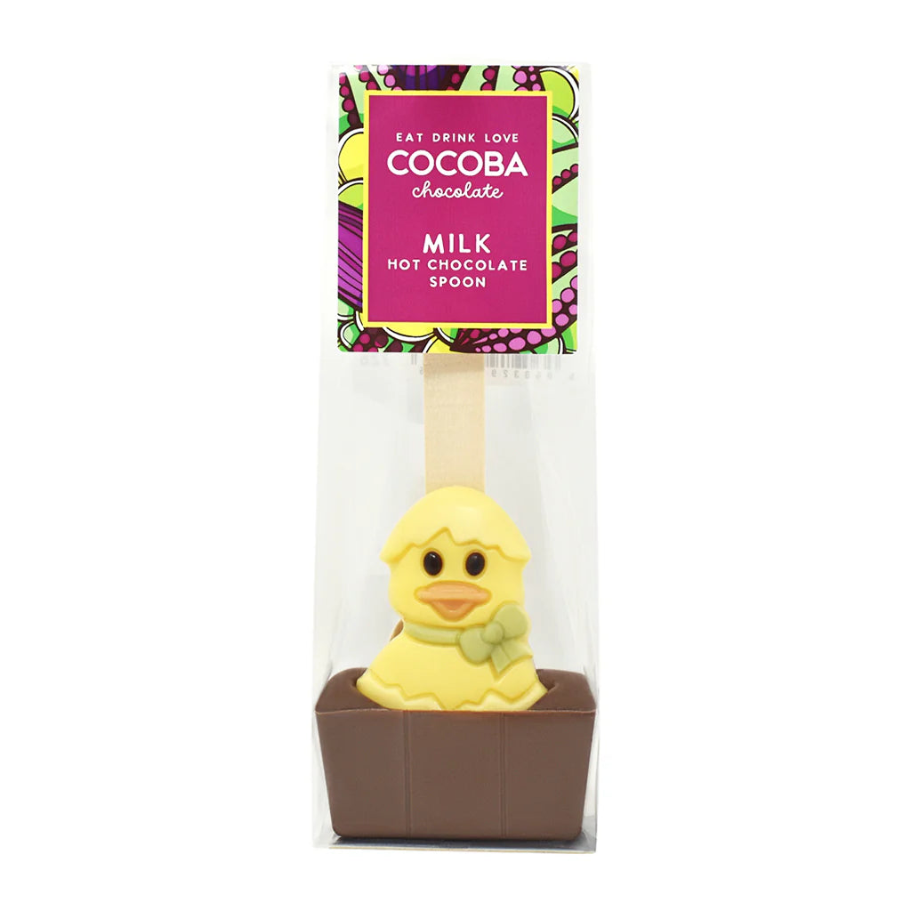 E-26 Easter Duckling Milk Hot Chocolate Spoon