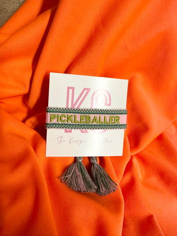Pickle ballers Tassel Bracelet