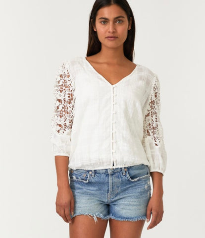 Ashley Crochet Lace Top